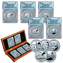Coin Collector 2012 PR70 ANACS FDOI LE 1359 National Parks Quarter Set