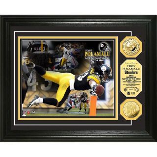 Troy Polamalu 2010 NFL Defensive Player of the Year Photo Mint by The