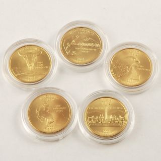 Coin Collector 2007 24K Gold Plated Quarter Mania Collection