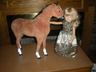 Enertec Faux Fur 19 Horse Great for Sasha American Girl and Other