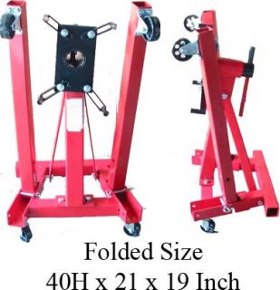 easily disassembles for storage or transport stand is made of heavy