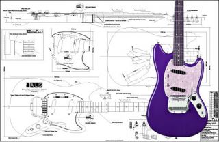 Fender Mustang® Full Scale Electric Guitar Plan