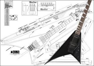 Jackson Randy Rhoads® Electric Guitar Plan