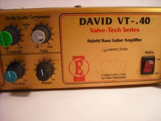 david eden vt 40 bass guitar amplifier head vt40 amp