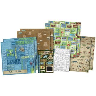  Scrapbooking Kits Karen Foster A Great Catch Page Kit 12 x 12