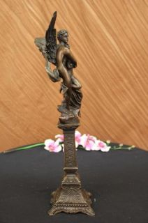 Bronze Sculpture of Eros and Psyche Mythical Figurine Art Nouveau