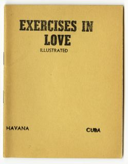  EXERCISES IN LOVE EROTIC UNDERGROUND READER BOOK 1940S HAVANA CUBA