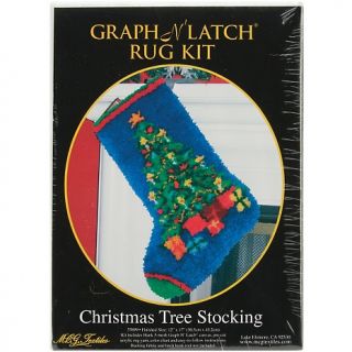 Graph N Latch 12 x 17 Hook Kit   Christmas Tree Stocking
