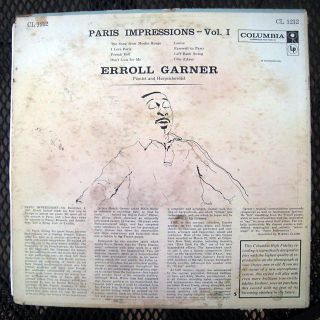 ERROLL GARNER PARIS IMPRESSIONS VOL. 1 CL1212 12 LP *I combine