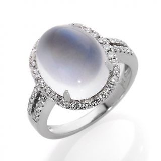 Rarities Fine Jewelry with Carol Brodie 14K White Gold Blue Moonstone