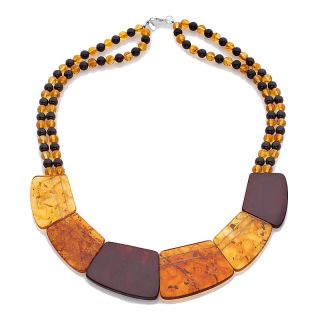 Age of Amber Multicolor Amber 16 Collar Necklace