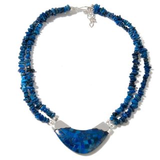 Jay King 18 Lapis Necklace with Reversible Drop