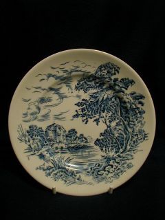 Enoch Wedgwood Countryside Blue 4 Bread Butter Plates England