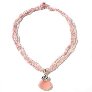  ™ Potay Bead and Chalcedony Drop 19 Necklace