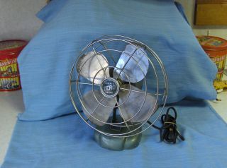 Vintage Metal Zero Model 125OR Fan Good Condition