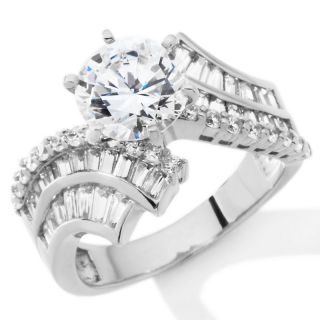 round and baguette bypass ring note customer pick rating 17 $ 69 95 or