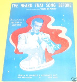  I've Heard That Song Before Harry James 1942 See