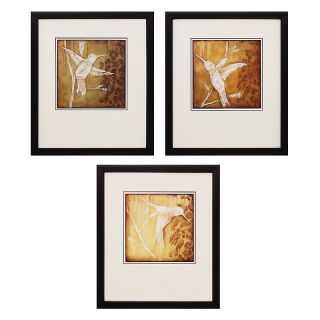  Décor Art & Wall Décor Bird Art Set of 3 Prints   Wings 18 x 21