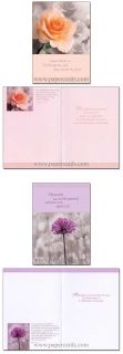 Gods Promise Box of 12 Scriptured Sympathy Cards with Envelopes
