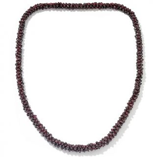150 840 mine finds by jay king jay king garnet 24 woven necklace note