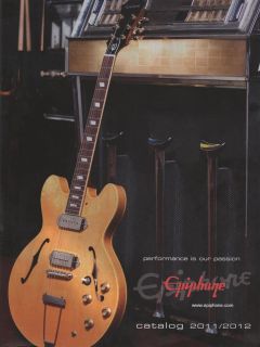 EPIPHONE Guitar Brochure 2011 2012 Les Paul SG Explorer Flying V