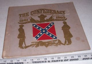 Old Confederacy 1861 1865 American Civil War Book w/ Record of Battle