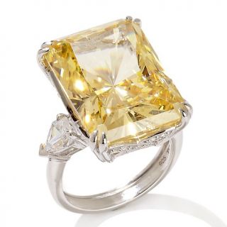 Daniel K 25.34ct Absolute™ Canary and Clear Sterling Silver Cocktail