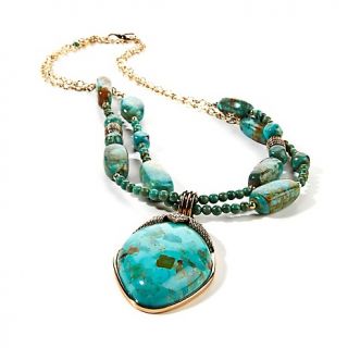  barse turquoise bronze 20 1 2 necklace rating 1 $ 214 90 or 4 flexpays