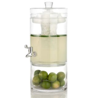 Colin Cowie Glass Beverage Server with Ice Receptacle