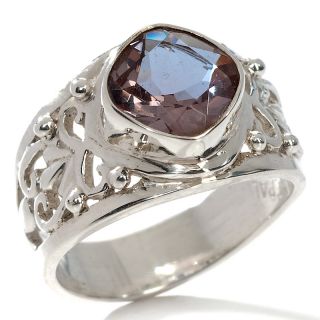  3ct cushion cut alexite sterling silver ring rating 64 $ 27 93 s