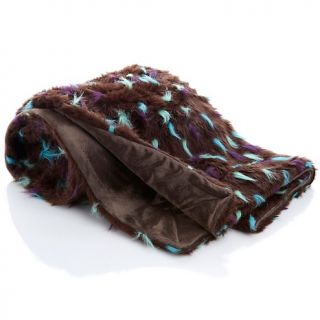  hutton wilkinson 50 x 60 peacock faux fur throw rating 8 $ 23