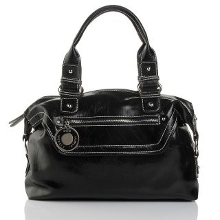 Elite Models Satchel with Trim and Studs