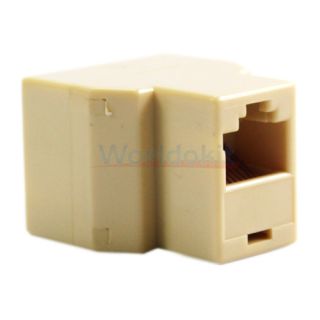  time rj45 cat 5 6 lan ethernet splitter connector adapter pc features