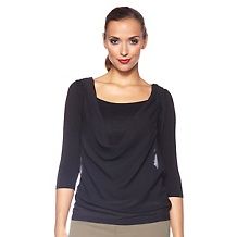 hot in hollywood drape front perfect tee $ 9 95 $ 29 90