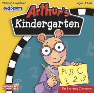 Arthurs Kindergarten 2 CD Set New for PC XP Vista Win 7 Mac SEALED