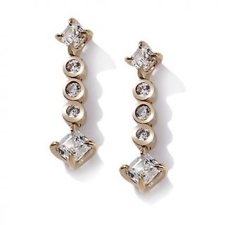 Daniel K 2.66ct Absolute™ Asscher Cut Belle Drop Earrings