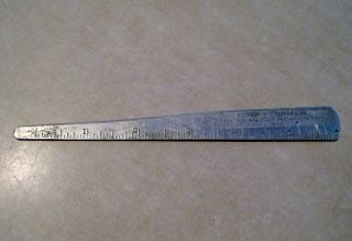 Edward E Strauss Co Chicago Fine clothers 6 Ruler