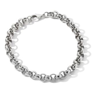 stately steel rolo link 8 34 unisex bracelet d 2012070510085076~195102