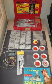 Vintage Erector Set No 6 1 2 All Electric with Engine Works A C