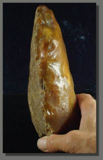 Enormous Lower Acheulean Flint Proto Bifacial Handaxe France