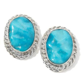  king anhui turquoise freeform frame earrings rating 15 $ 31 43 s h
