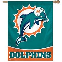 nfl vertical flag dolphins $ 26 95