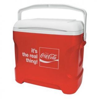 Coca Cola Its The Real Thing Contour Igloo Cooler   30 Qt