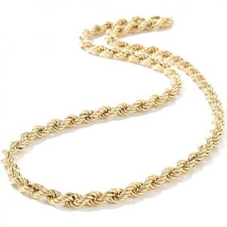  Valere Yellow Bronze 8mm Rope Link 30 Necklace