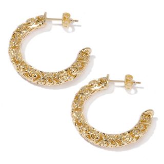  swirl design hoop earrings rating 35 $ 14 95 s h $ 1 99  price