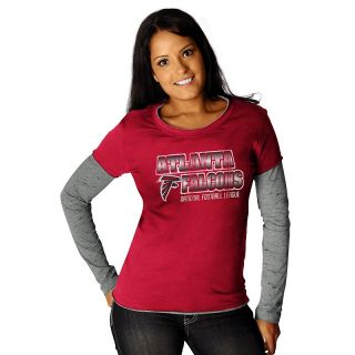 Atlanta Falcons NFL Womens Layered Long Sleeve T Shirt at