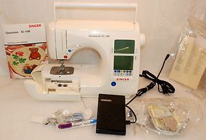 Singer Quantum XL 100 Embroidery Sewing Machine with EM 1Embroidery