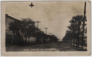 1917 RPPC Magnolia Ave Eustis FL Florida Tavares MT Dora Umatilla Lake