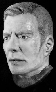 William Shatner Bust Life Mask Captain Trek Sculpture
