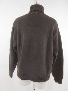 Erik Stewart Brown Long Sleeve Turtleneck Sweater Sz M